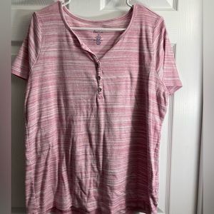 NWOT short sleeved top Croft and Barrow 1x
